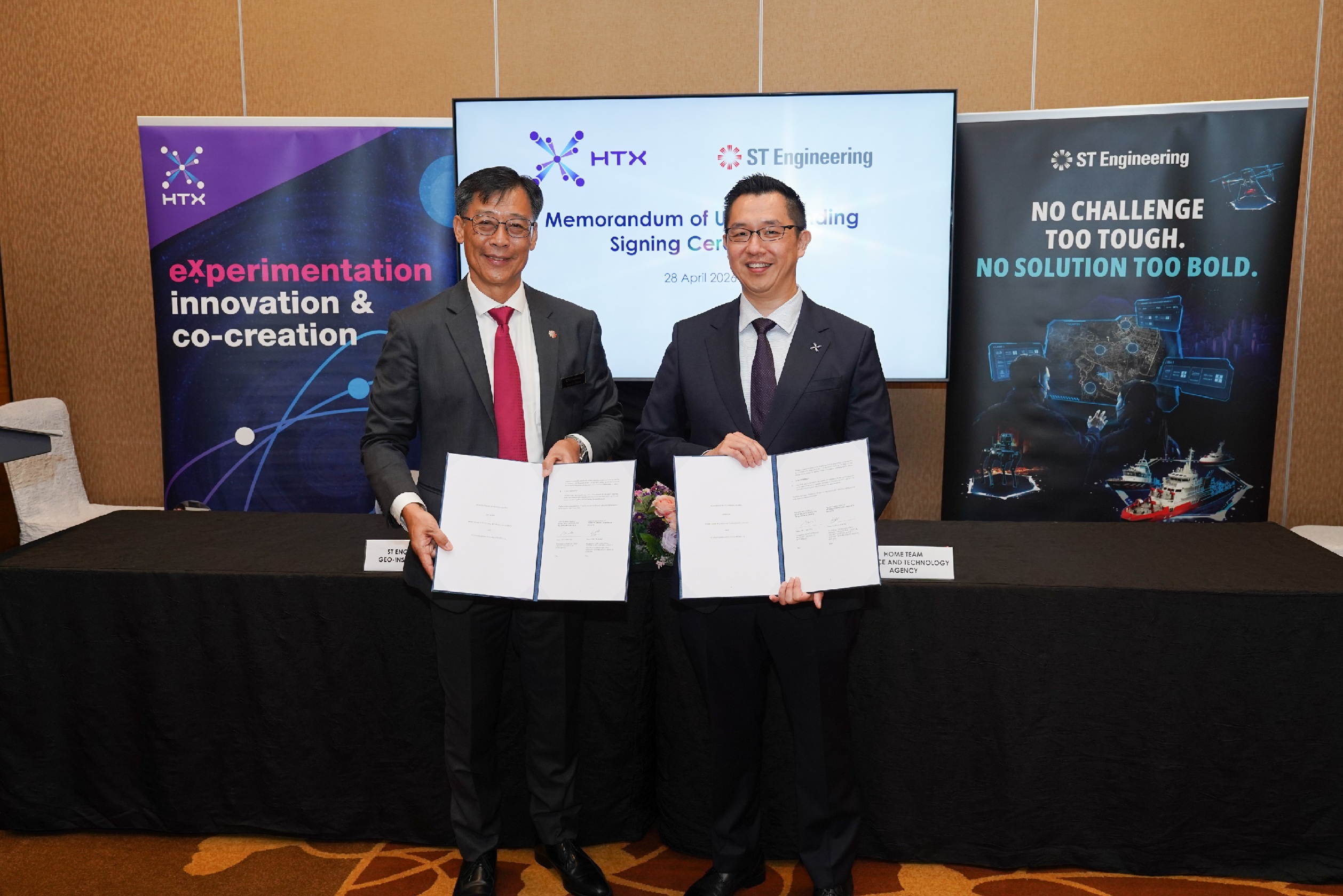 HTX and ST Engineering signing MoU on space tech programme